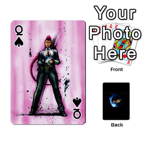 Queen Ssf4 Cards Set By Rubin Front - SpadeQ