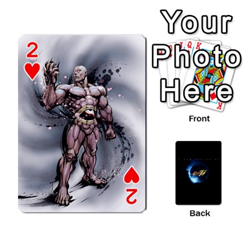 Ssf4 Cards Set By Rubin Front - Heart2