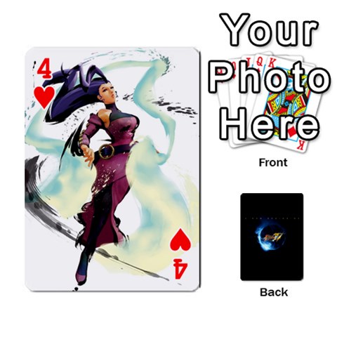 Ssf4 Cards Set By Rubin Front - Heart4