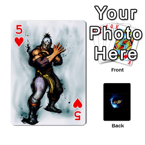 Ssf4 Cards Set By Rubin Front - Heart5