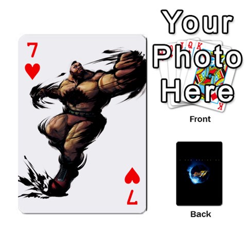 Ssf4 Cards Set By Rubin Front - Heart7