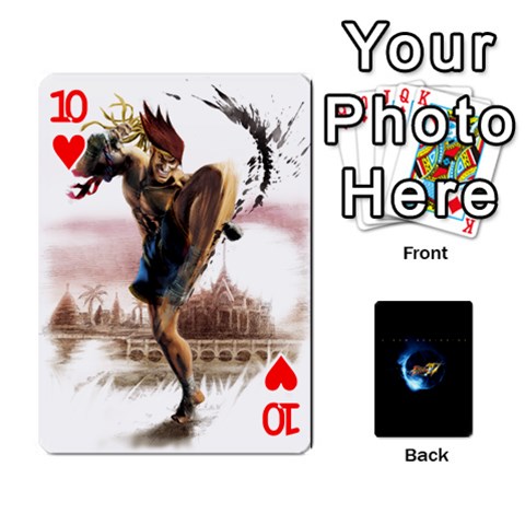 Ssf4 Cards Set By Rubin Front - Heart10