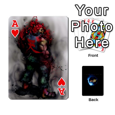 Ace Ssf4 Cards Set By Rubin Front - HeartA