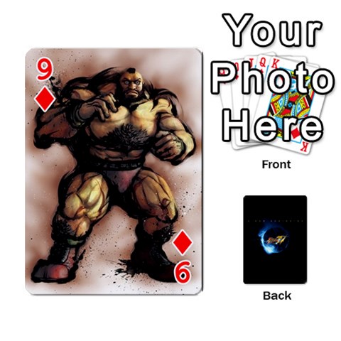 Ssf4 Cards Set By Rubin Front - Diamond9