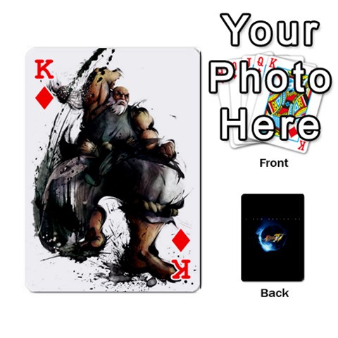 King Ssf4 Cards Set By Rubin Front - DiamondK