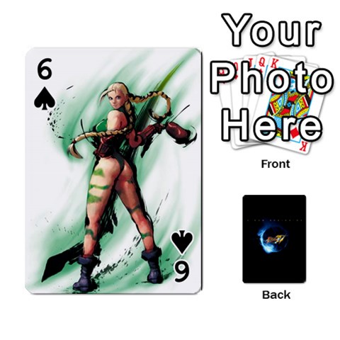 Ssf4 Cards Set By Rubin Front - Spade6