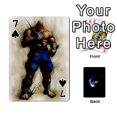 Ssf4 Cards Set By Rubin Front - Spade7