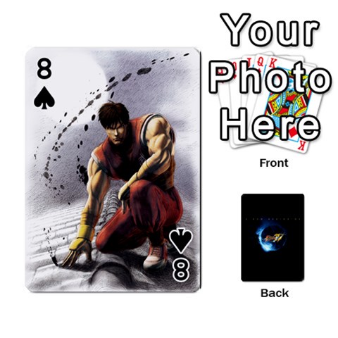 Ssf4 Cards Set By Rubin Front - Spade8