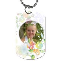 flower - Dog Tag (Two Sides)