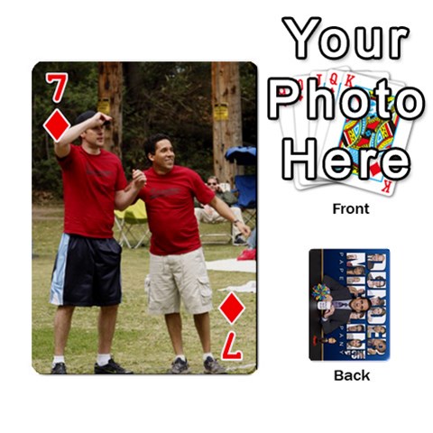 The Office Playing Cards By Mark C Petzold Front - Diamond7