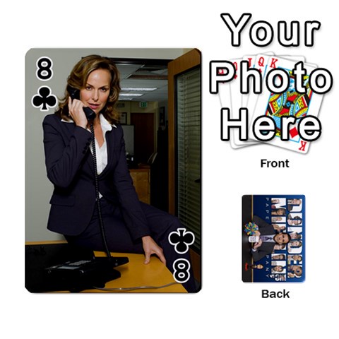 The Office Playing Cards By Mark C Petzold Front - Club8