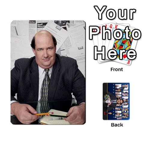 The Office Collectable Cards By Mark C Petzold Front - Spade4
