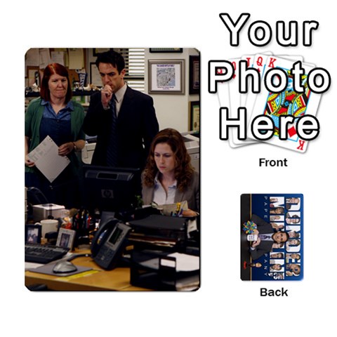The Office Collectable Cards By Mark C Petzold Front - Heart10