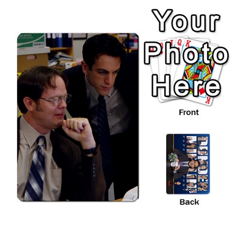 King The Office Collectable Cards By Mark C Petzold Front - HeartK