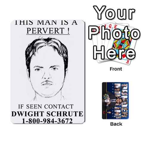 The Office Collectable Cards By Mark C Petzold Front - Joker1