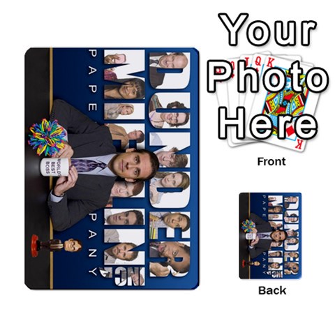 The Office Collectable Cards By Mark C Petzold Back