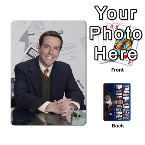 The Office Collectable Cards By Mark C Petzold Front - Spade8