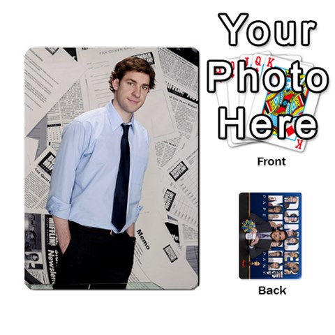 The Office Collectable Cards By Mark C Petzold Front - Spade9