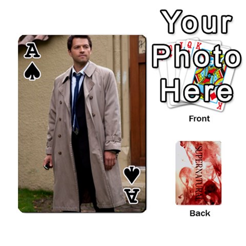 Ace Supernatural Playing Cards By Leigh Front - SpadeA