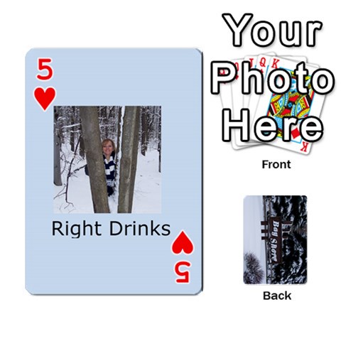 Kings Card Game  By Millie Kovatch Front - Heart5