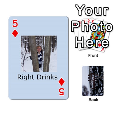 Kings Card Game  By Millie Kovatch Front - Diamond5