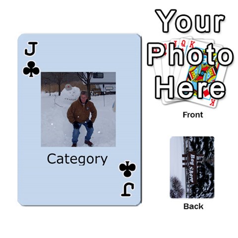 Jack Kings Card Game  By Millie Kovatch Front - ClubJ