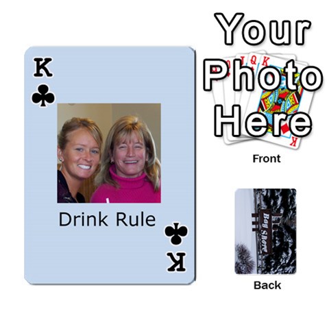 King Kings Card Game  By Millie Kovatch Front - ClubK