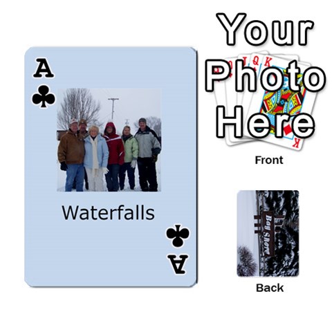 Ace Kings Card Game  By Millie Kovatch Front - ClubA