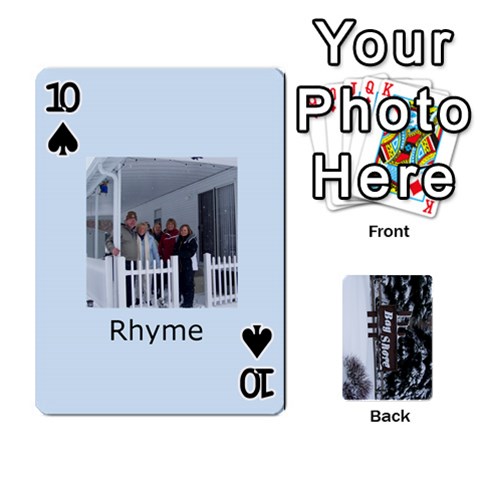 Kings Card Game  By Millie Kovatch Front - Spade10