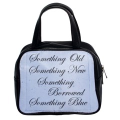 Old New Borrowed Blue Brides Handbag - Classic Handbag (Two Sides)