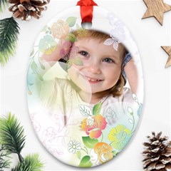 Flower Kids - Ornament (Oval)