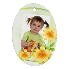 Flower Kids - Ornament (Oval)