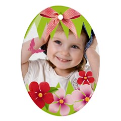 flower kids - Ornament (Oval)