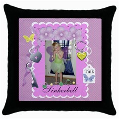 Throw Pillow Case (Black)