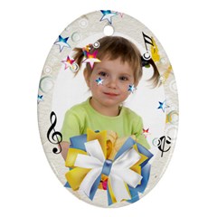 happy kids - Ornament (Oval)