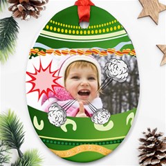 Funny easte - Ornament (Oval)