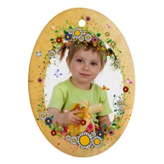 easter egg - Ornament (Oval)