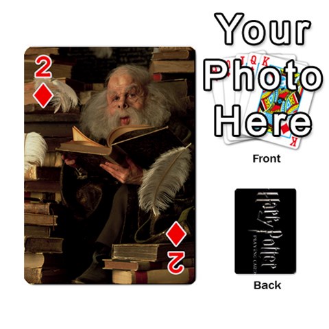 Harry Potter Playing Cards By Mark C Petzold Front - Diamond2