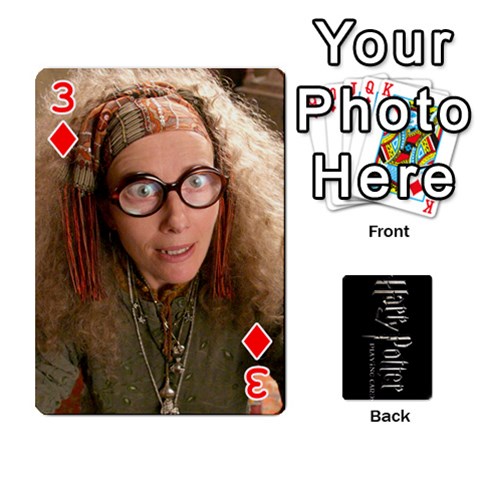 Harry Potter Playing Cards By Mark C Petzold Front - Diamond3
