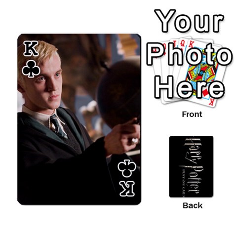 King Harry Potter Playing Cards By Mark C Petzold Front - ClubK