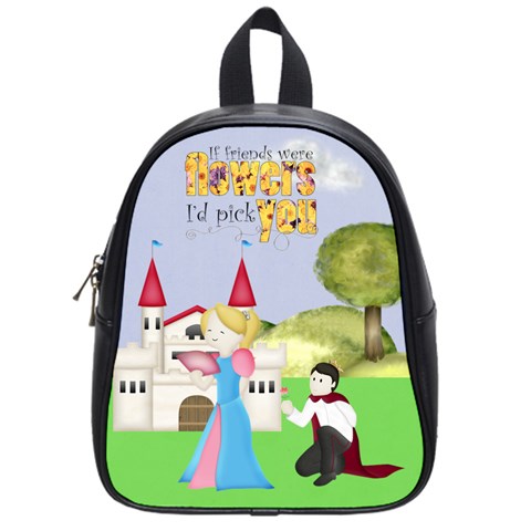Once Upon A Time  Friends Schoolbag By Catvinnat Front