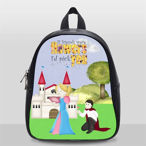 Once Upon A Time  Friends Schoolbag By Catvinnat Front