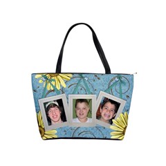 framed daisies-shoulder bag - Classic Shoulder Handbag