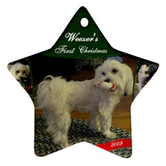 WEEZER s First Christmas - Ornament (Star)