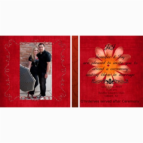Invitation By Jay Scott 8 x4  Photo Card - 2