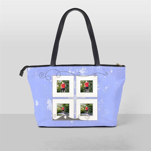 Blue Shoulder Bag By Catvinnat Back