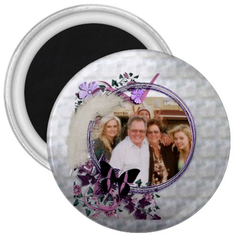 Lavender Blush Magnet By Deanne Gowsmith Front