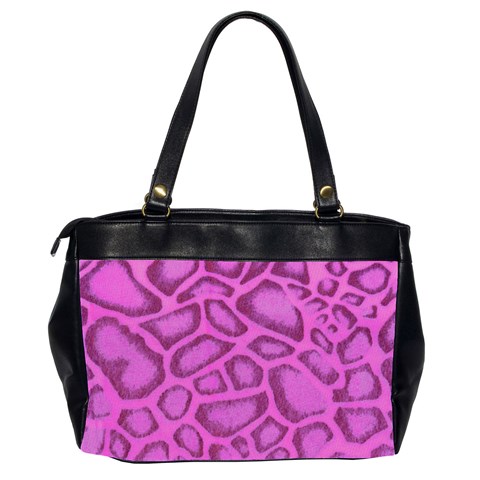 Purple Python Oversize Bag By Catvinnat Back
