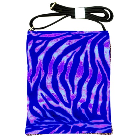Zebra In Blue Bag By Catvinnat Front