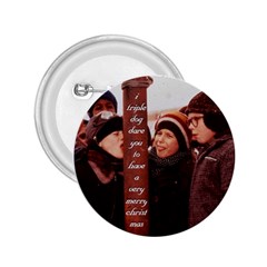 christmas button - 2.25  Button